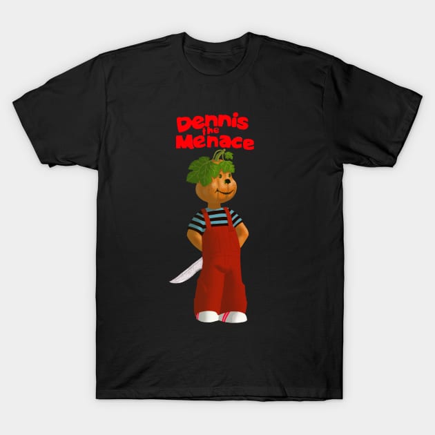 halloween pumpkin Dennis the Menace T-Shirt by Bearserk